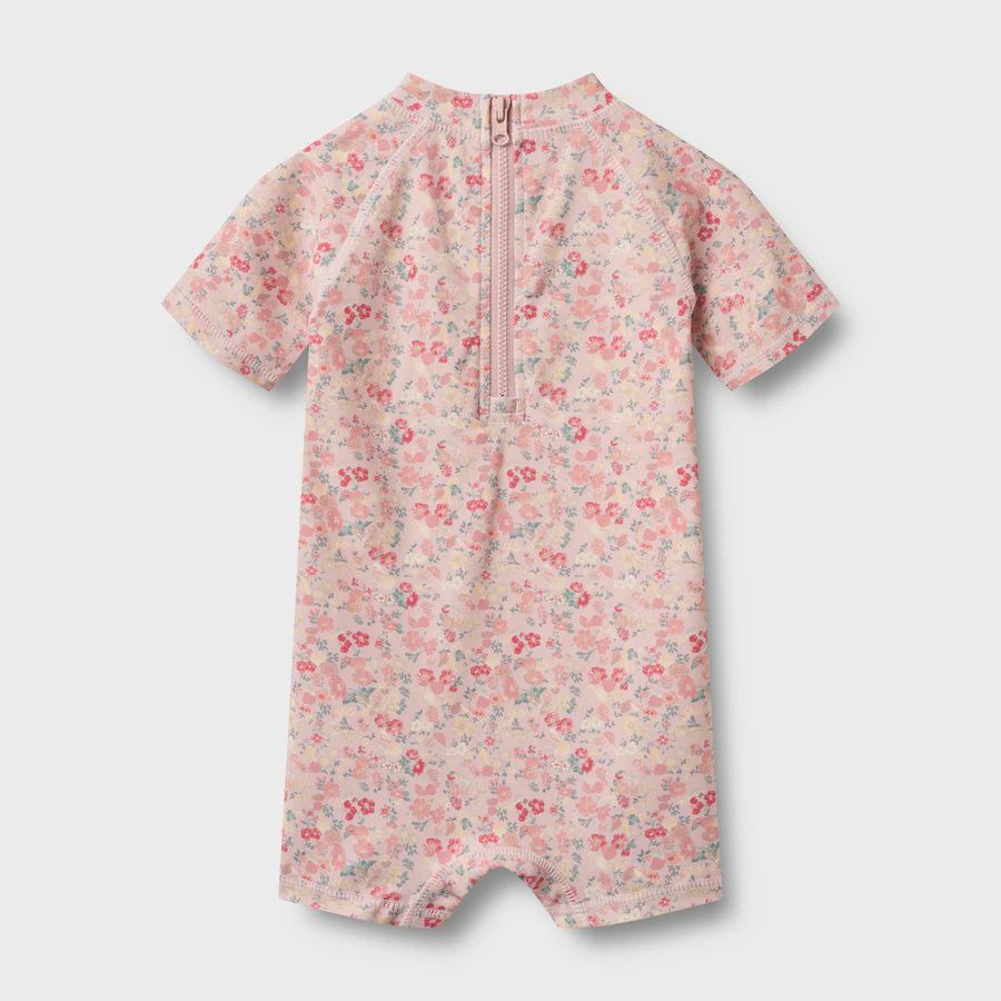 Wheat/Swimsuit S/S Cas Baby Powder Flowers and Seashells