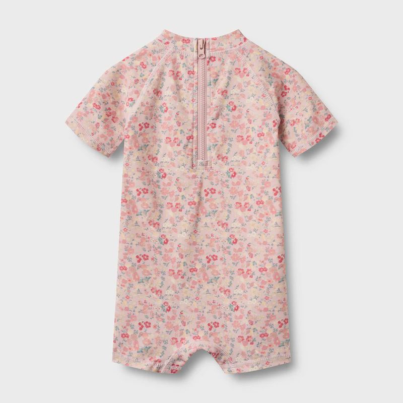 Wheat/Swimsuit S/S Cas Baby Powder Flowers and Seashells