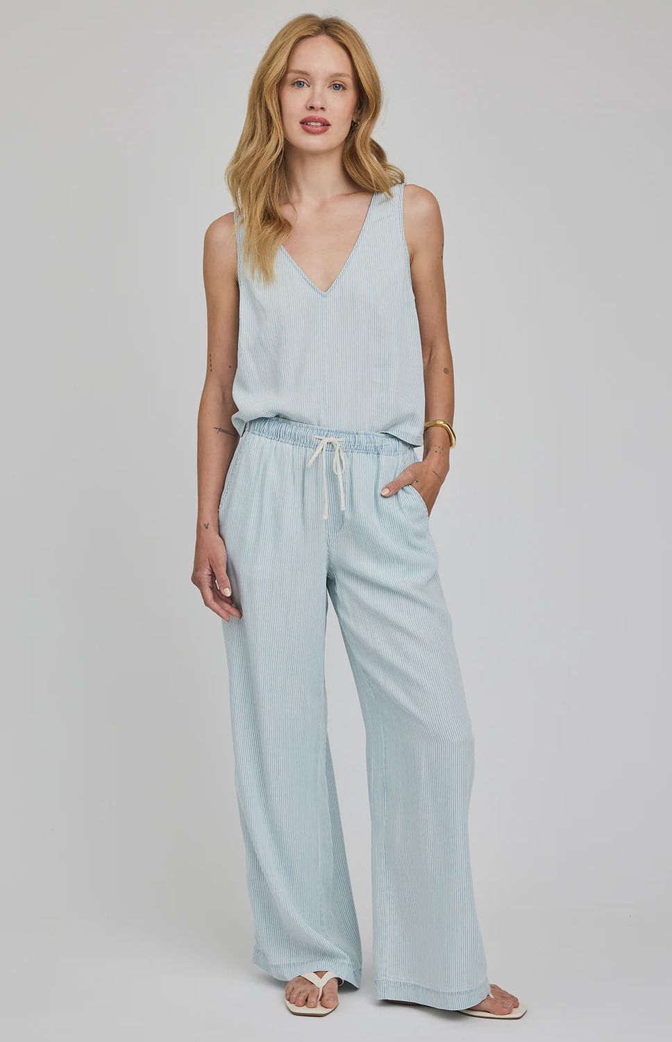 Gentle Fawn/Camille Pants/Blue Stripe