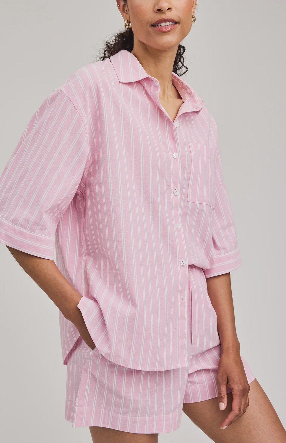 Gentle Fawn/blaire top/Carnation Stripes