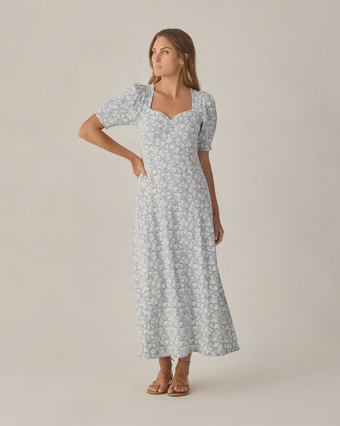 Rylee+Cru/Violet Dress/Hydrangea