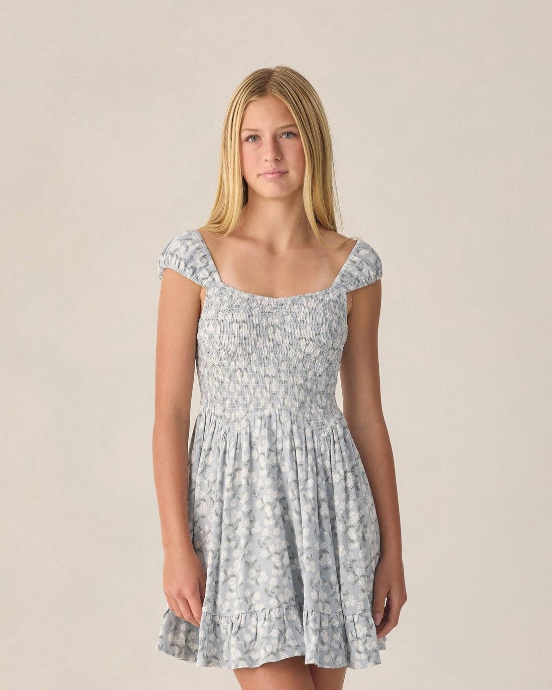 Rylee+Cru/Kalina Teen Dress/Hydrangea