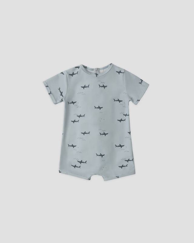 Rylee+Cru/Shorty One-Piece/Sharks