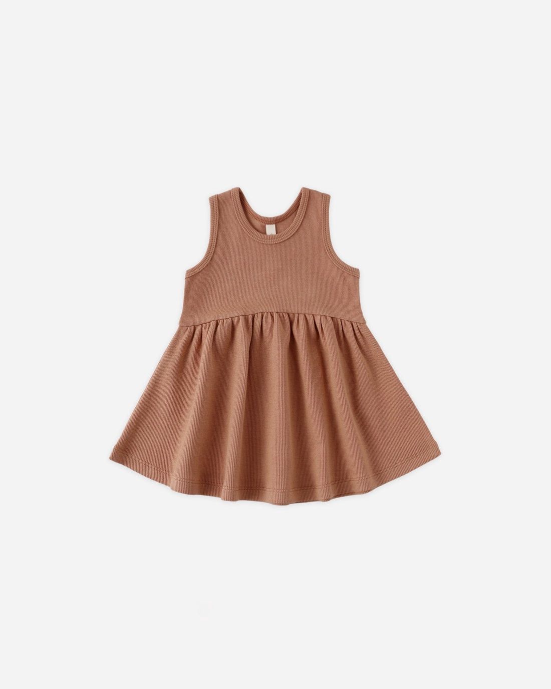 Quincy Mae Ribbed Tank Dress Poppy
