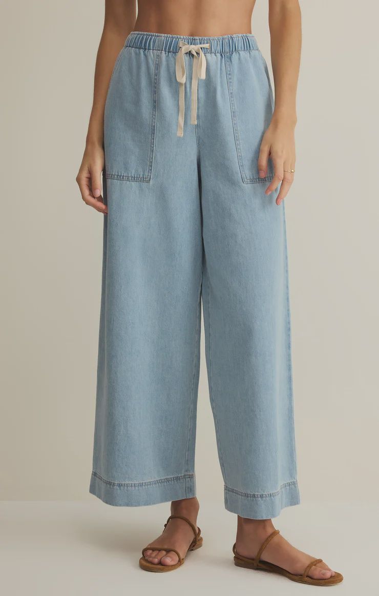 Z Supply/Daycation Denim Utility Pant/Coastal Water