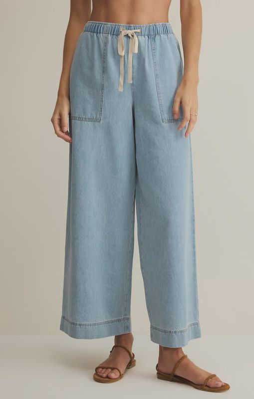 Z Supply/Daycation Denim Utility Pant/Coastal Water