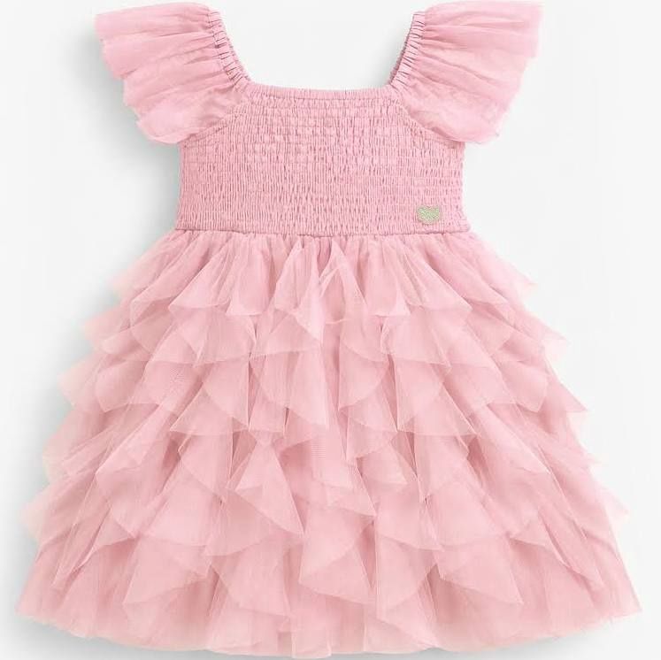 Souris Mini/Baby Pretty in Pink Tulle Dress