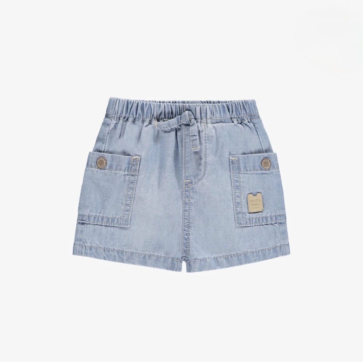 Souris Mini Denim Shorts with Front Pockets