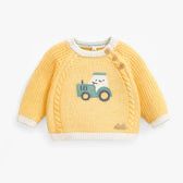 Souris Mini/Tractor Sweater/Yellow