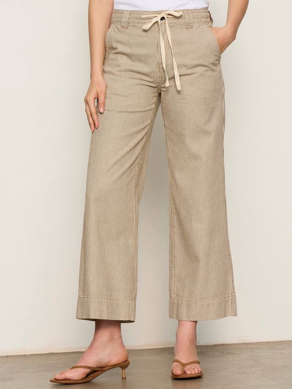 Lily Stripe Cropped Pant in Lido Stripe