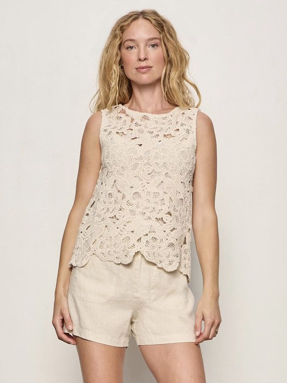For Keeps Crochet Shell in Natural