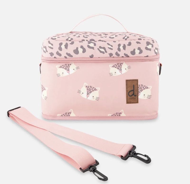 Deux Par Deux-Lunch Box/Pink Leopard