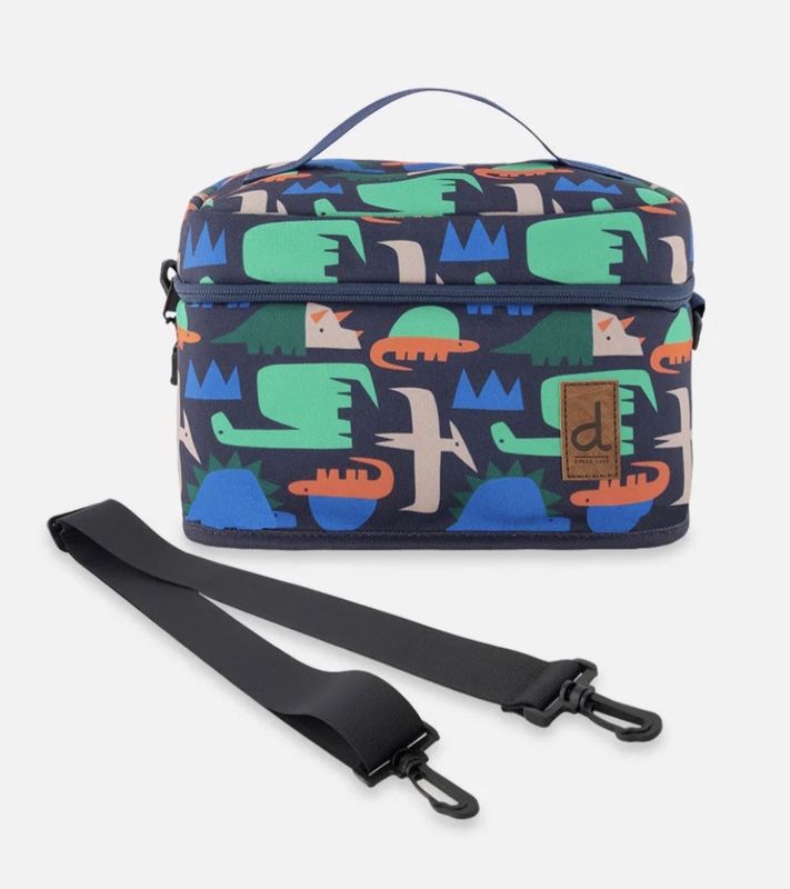 Deux Par Deux-Lunch Box/Geometric Dino
