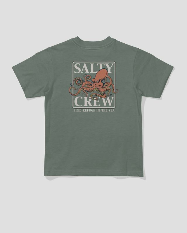Salty Crew/Ink Slinger Boys SS Tee/Laurel Wreath