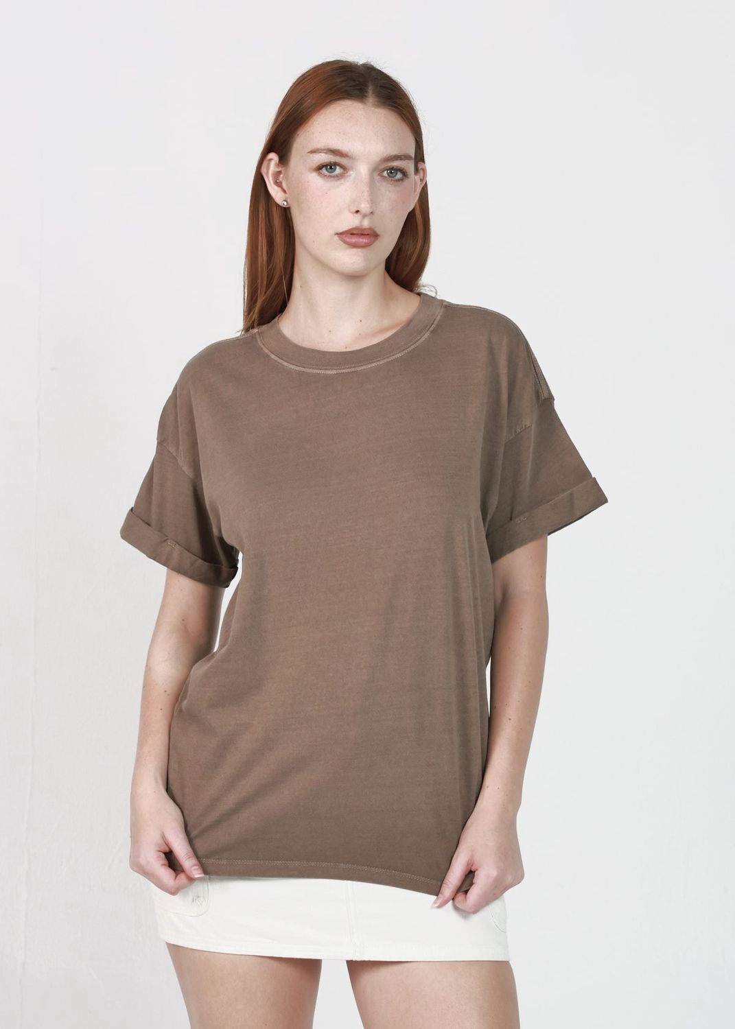 Girl Dangerous Mauve Boyfriend Tee