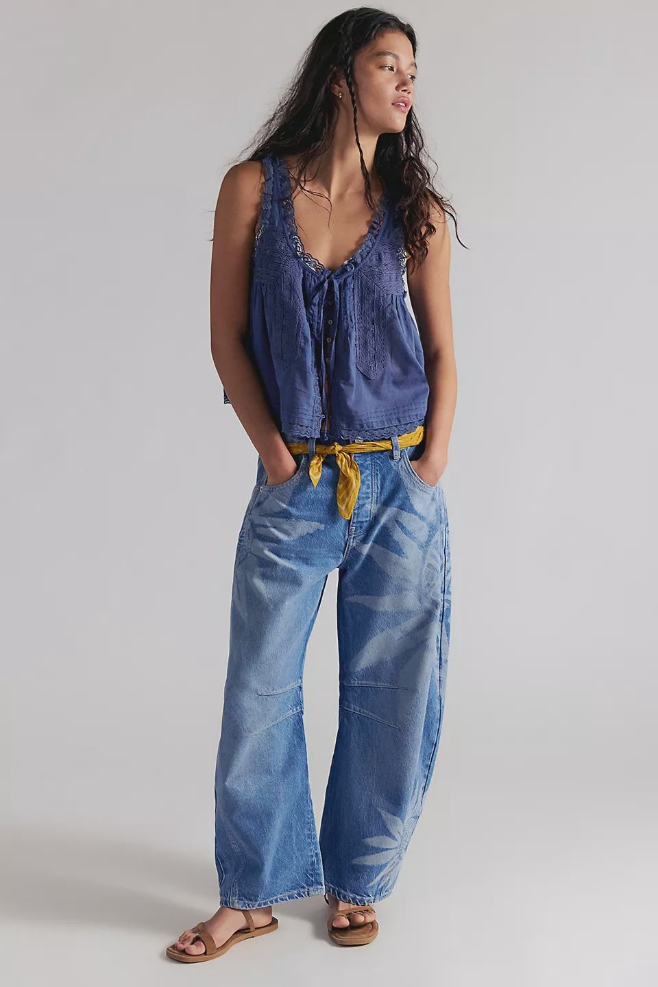 Free People/Goodluck Printed Barrel/Sun fade