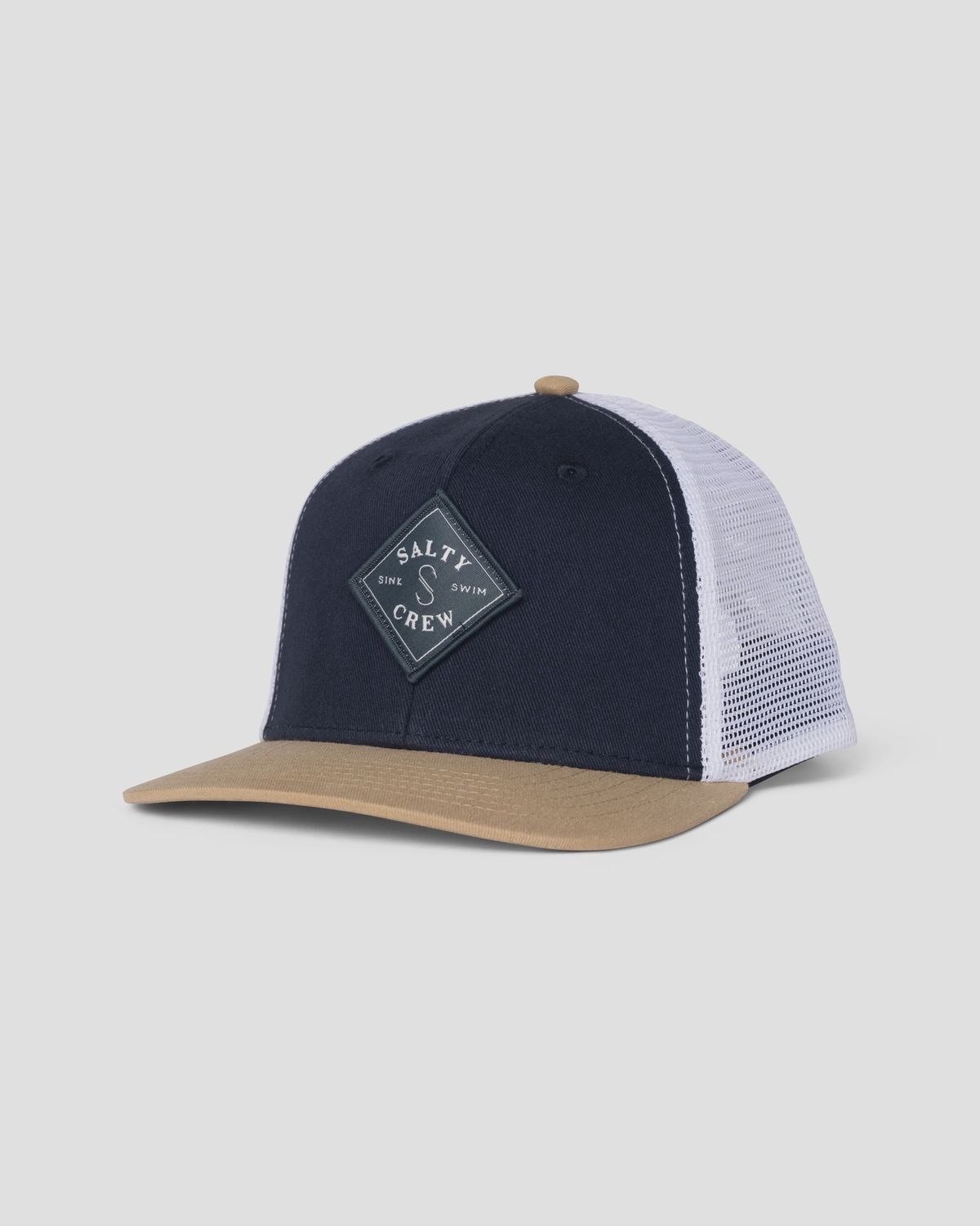 Salty Crew/Sealine Boys Trucker Hat/Navy Khaki