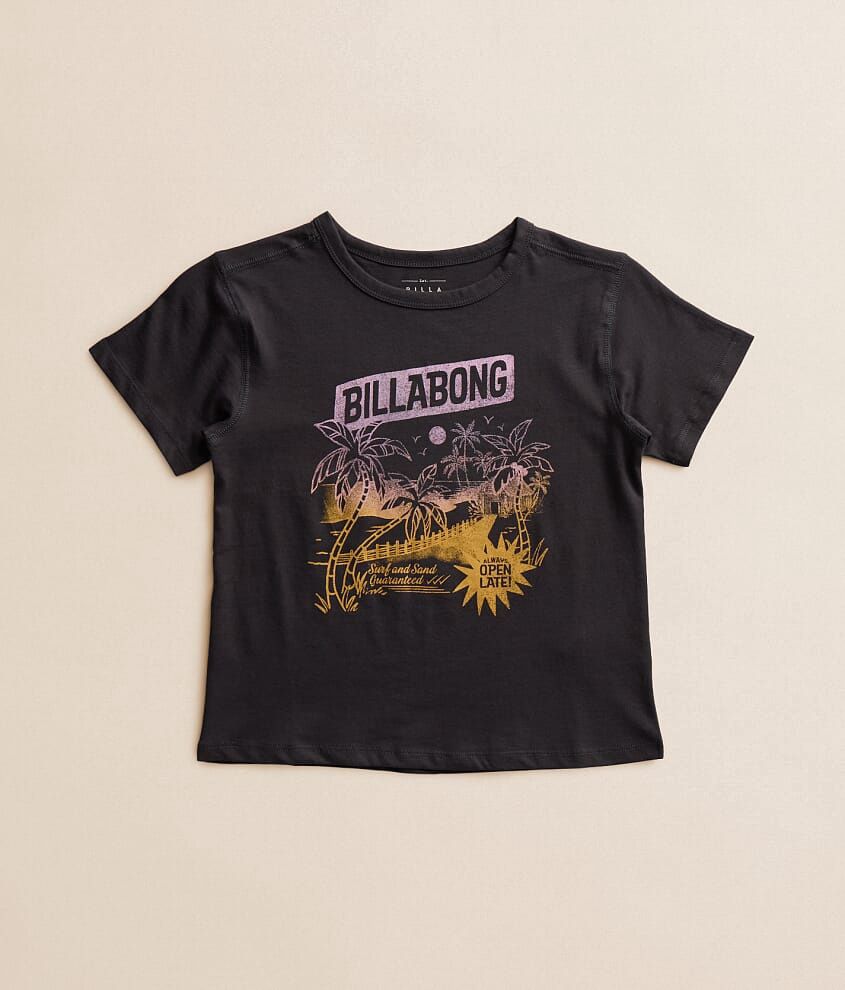 Billabong Girls Open Late t-Shirt / Black Sands