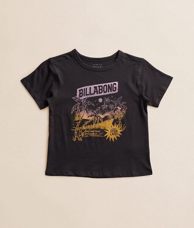 Billabong Girls Open Late t-Shirt / Black Sands