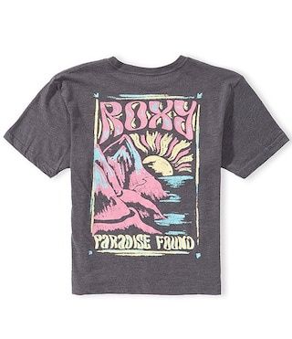 Roxy Girls Paradise Oversized Tee / Phantom Heather