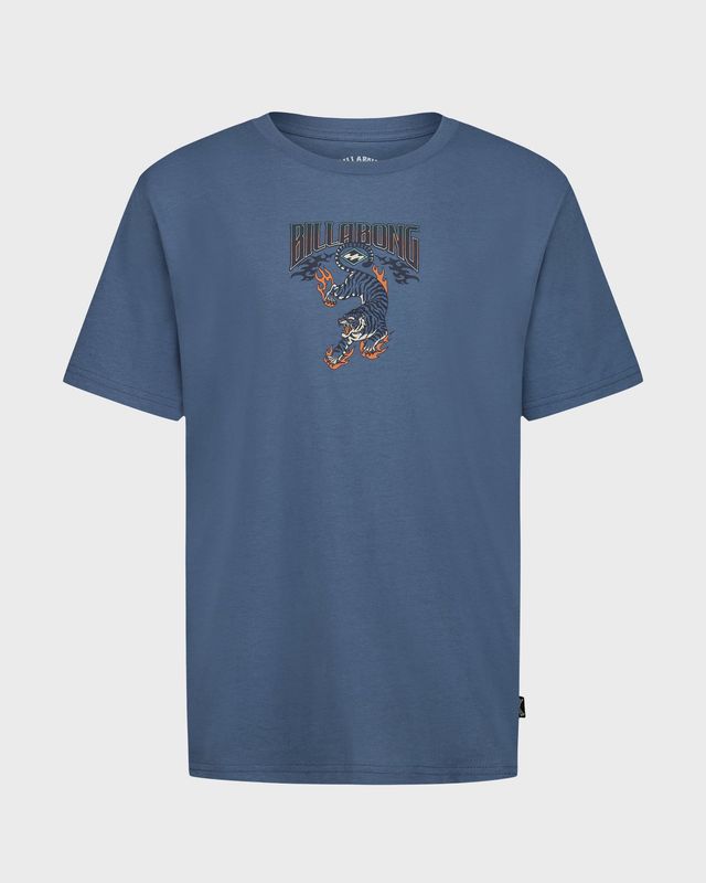 Billabong Boys Inferno Tiger SS Tee / China Blue