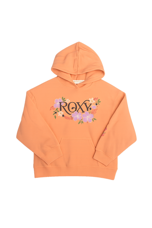 Roxy Girls Coastal Flower Hoodie / Canyon Sunset