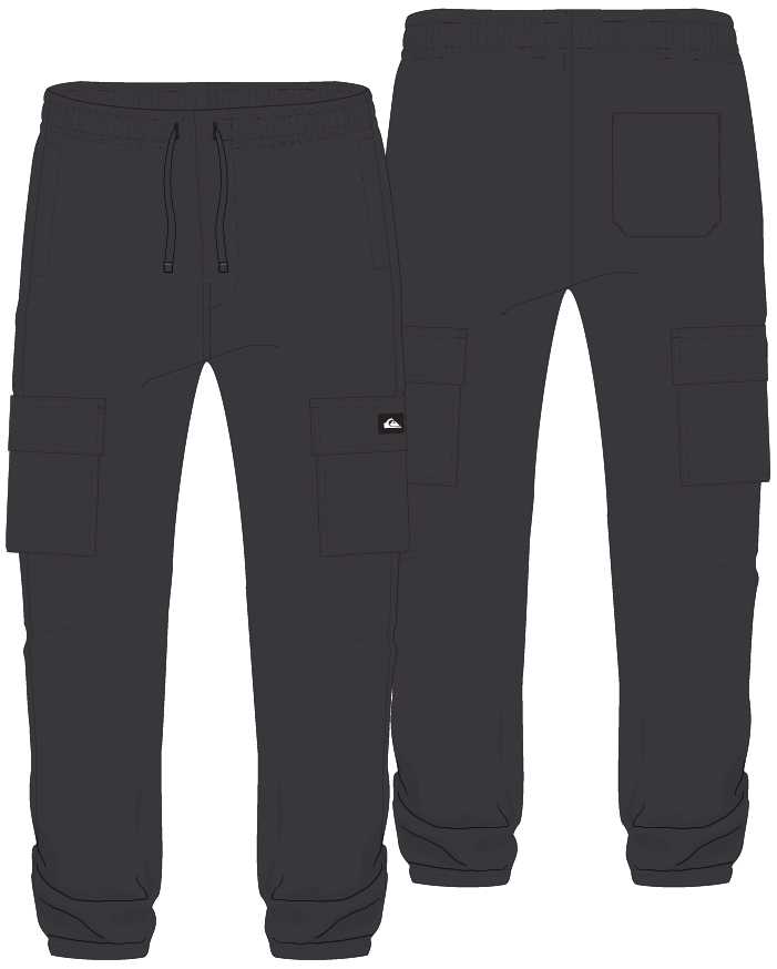 Quiksilver Boys Jogger Cargo Pant / Tarmac