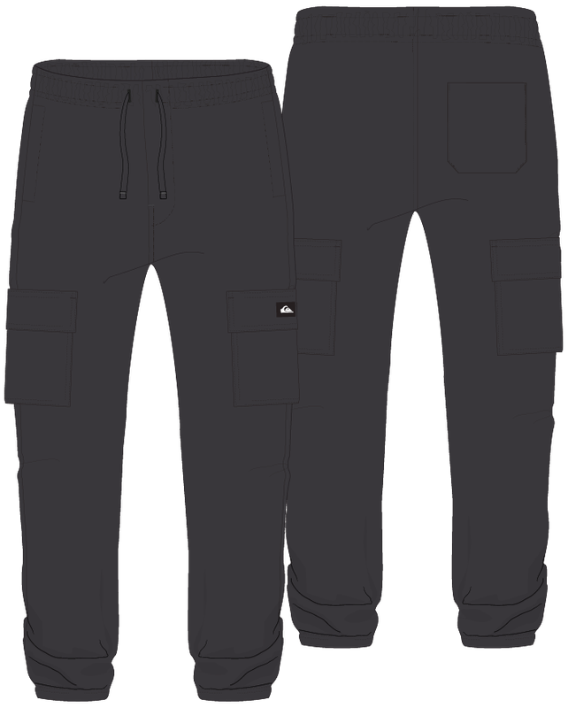 Quiksilver Boys Jogger Cargo Pant / Tarmac