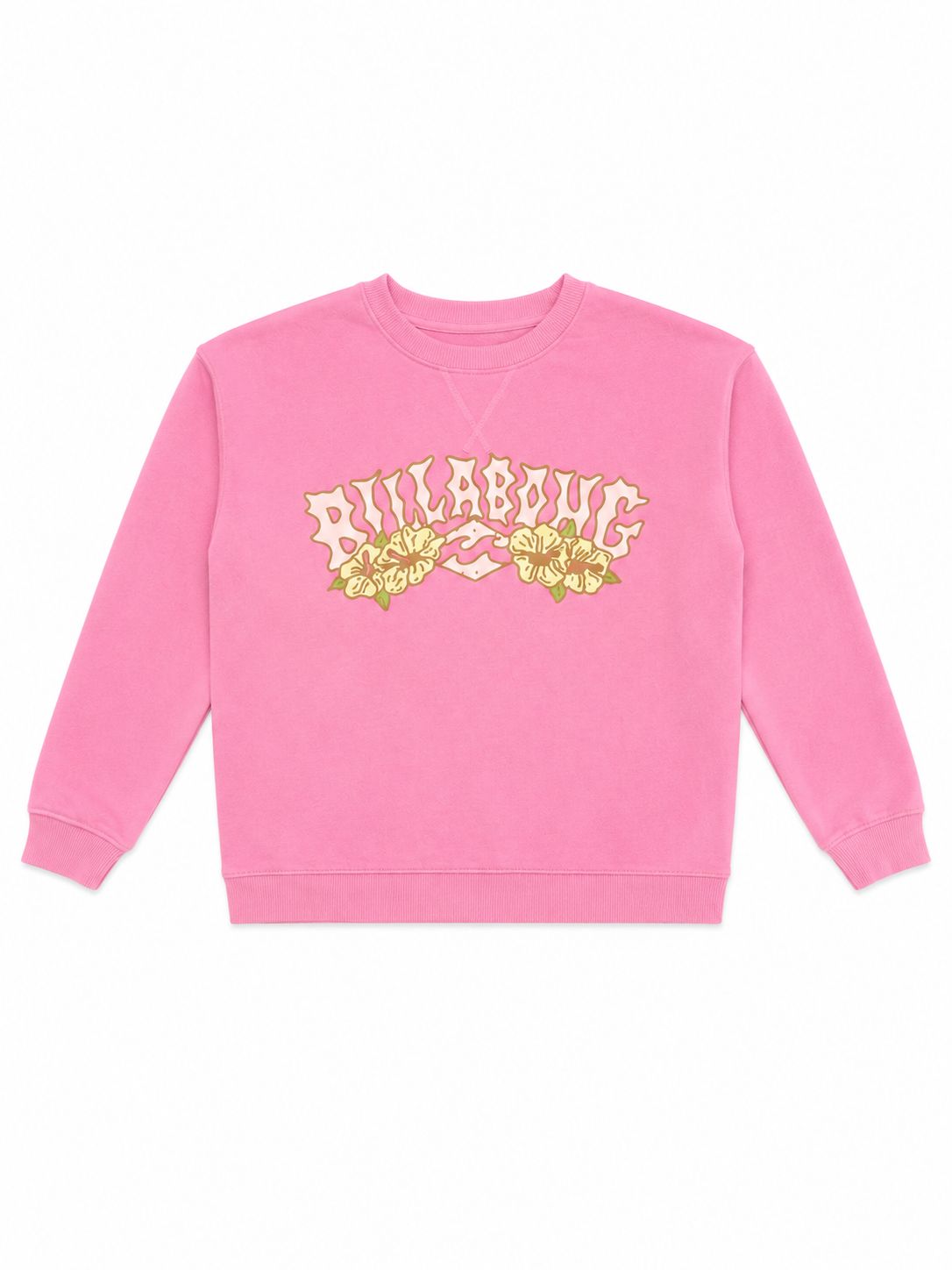Billabong / Girls Making Waves Sweatshirt / Fuchsia Pink