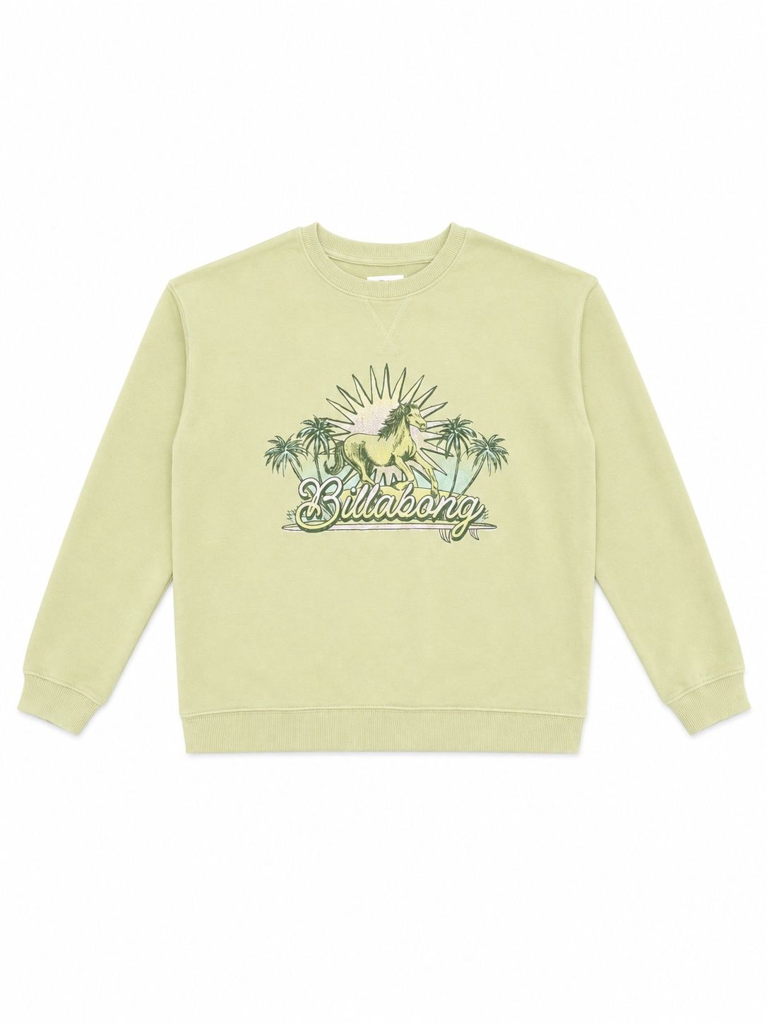 Billabong / Girls Making Waves Sweatshirt / Light Avocado