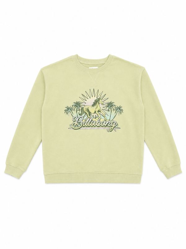 Billabong / Girls Making Waves Sweatshirt / Light Avocado