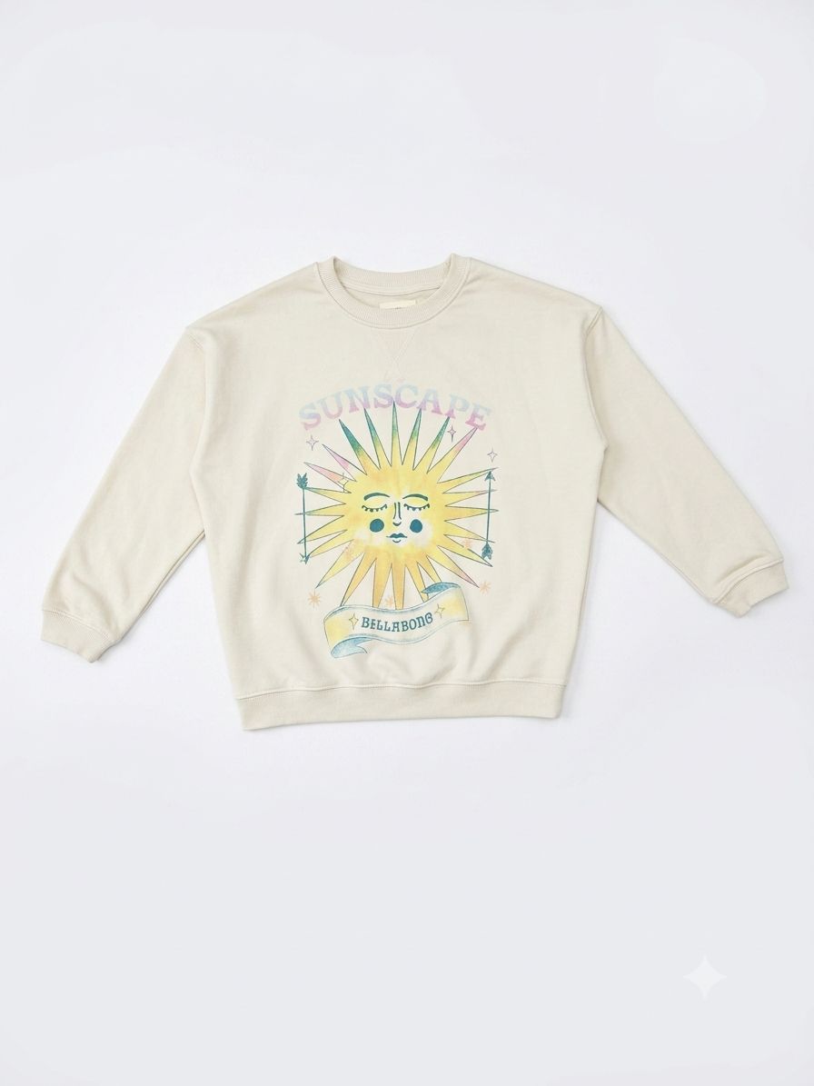 Billabong / Girls Making Waves Sweatshirt / Whitecap