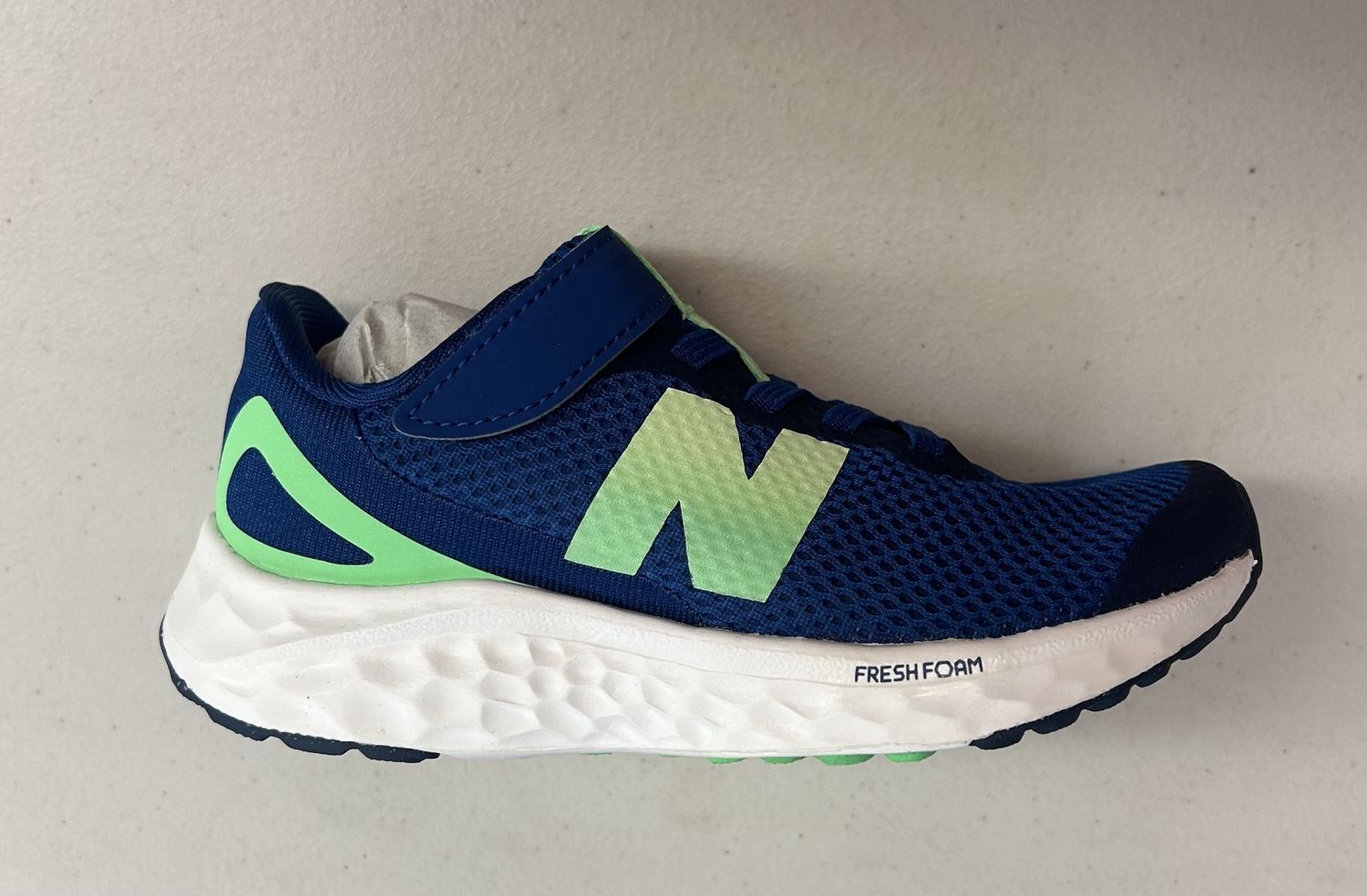 NB Little Kids Fresh Foam Arishi Shoe/BLU GRN