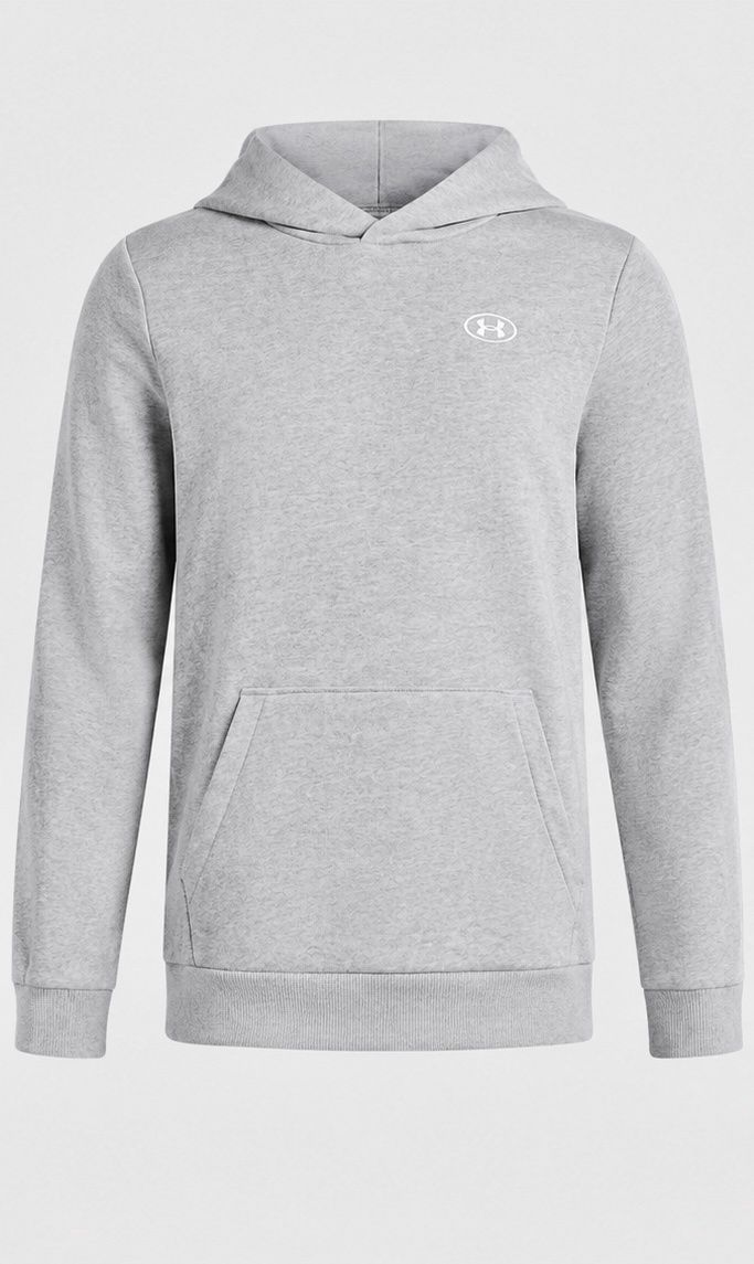 UA Boys Rival Fleece Hoodie / Grey