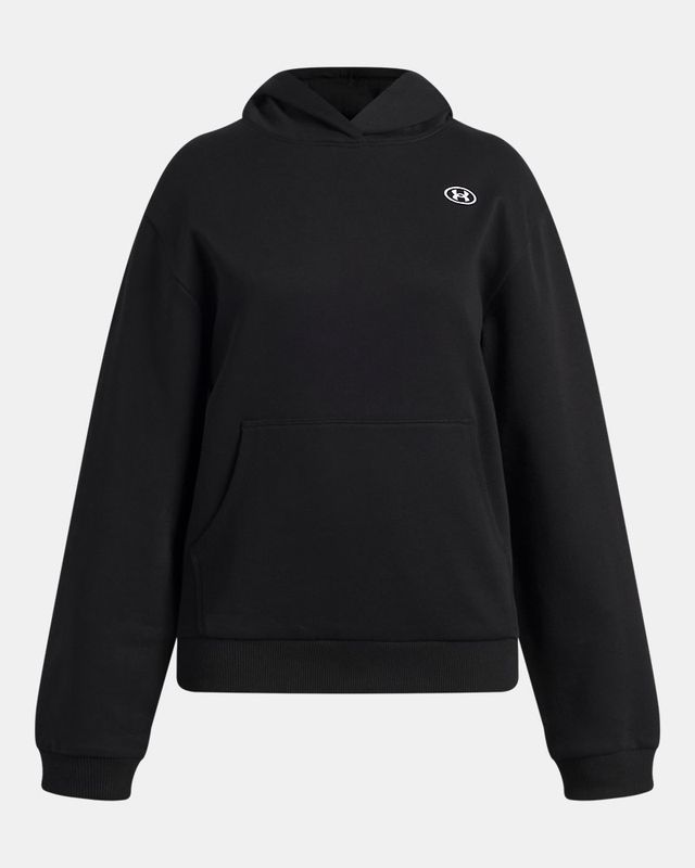 UA Girls Rival Fleece Hoodie / Black