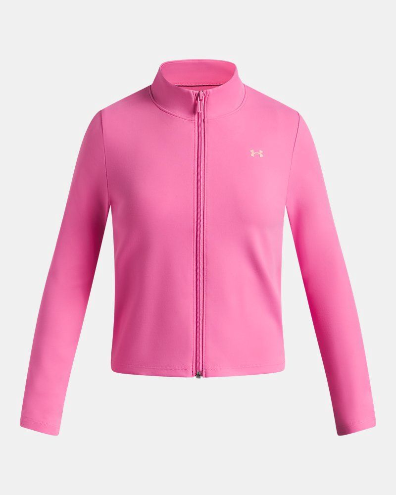 UA Girls Motion Full Zip / Pink Frenzy