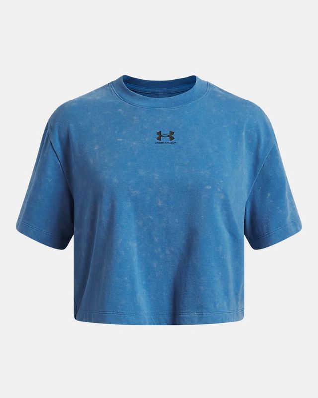 UA Girls Rival Wash Short Sleeve / Aegean Blue