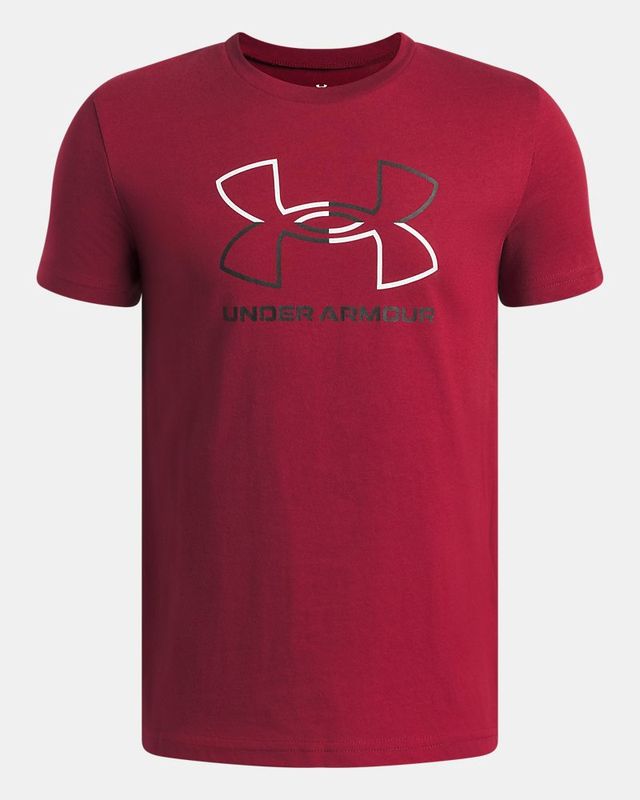 UA Boys GL Foundation Short Sleeve / Cardinal Red