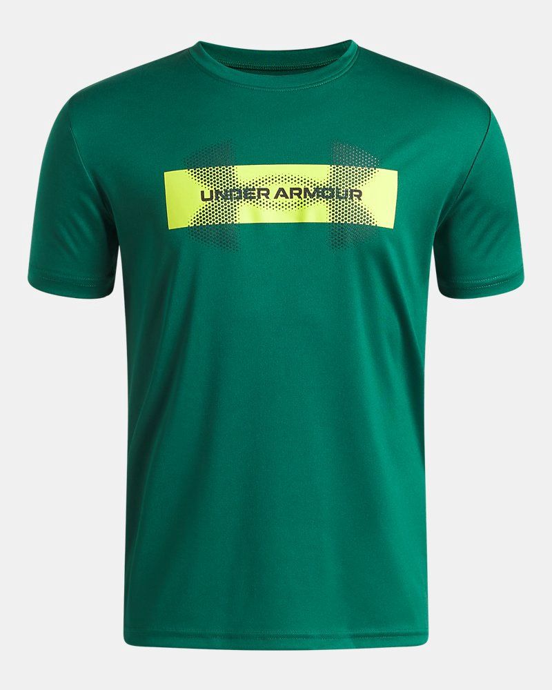 UA Boys Tech™ Graphic Short Sleeve / Campus Ivy