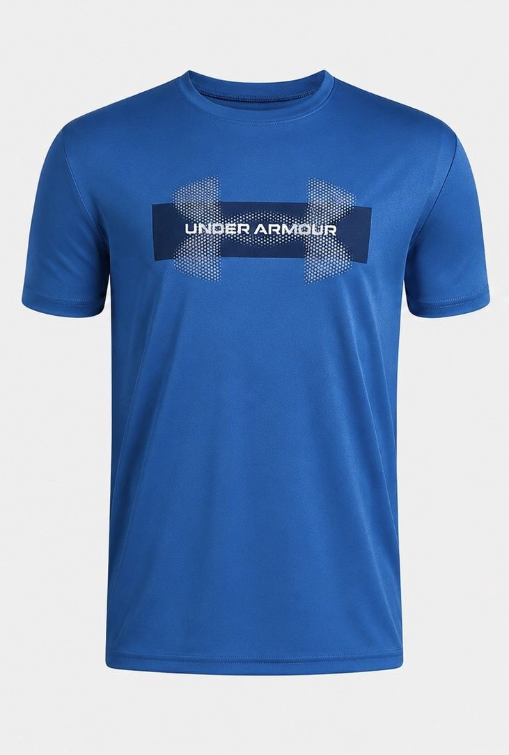 UA Boys Tech™ Graphic Short Sleeve / Aegean Blue