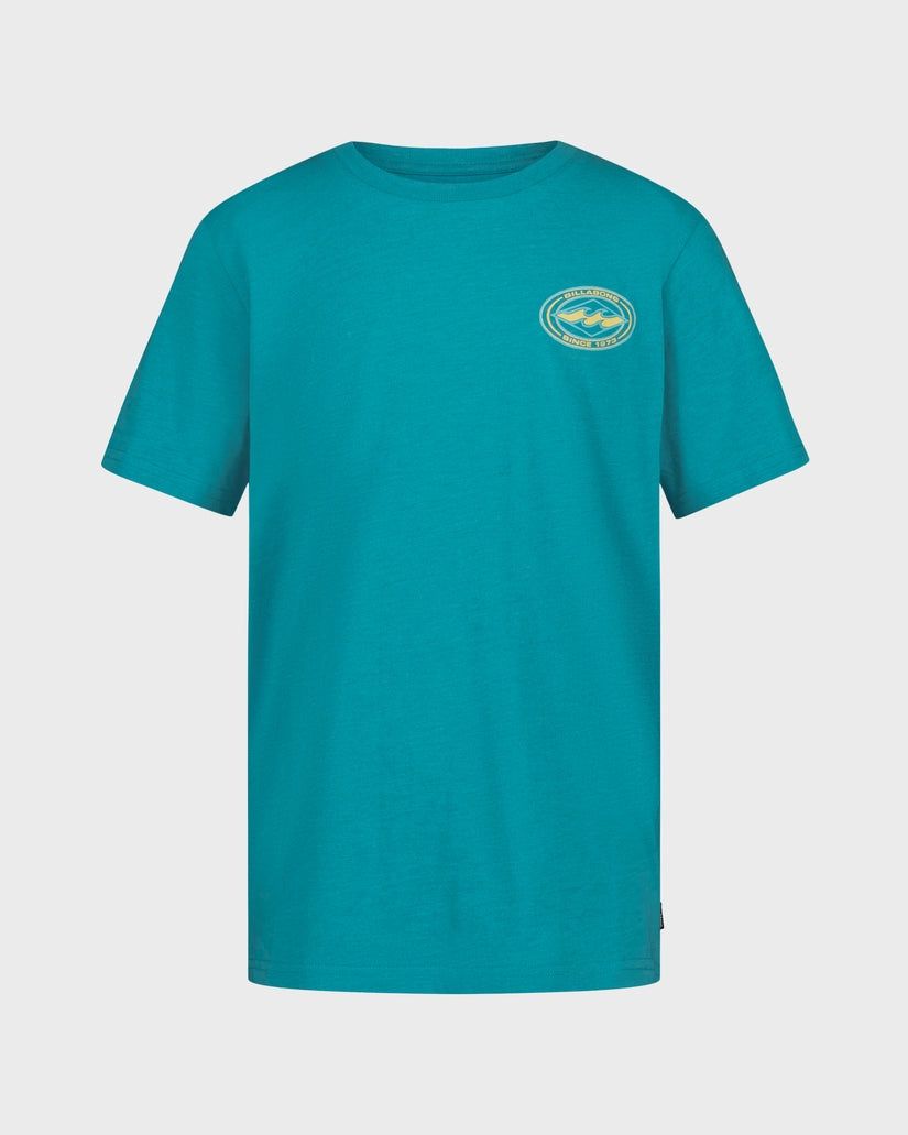 Billabong / Little Boys Rotor Diamond SS / Blue Grass Heather
