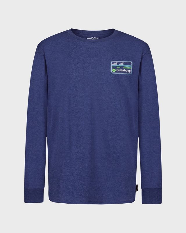 Billabong / Little Boys Runner LS / Dark Denim Heather