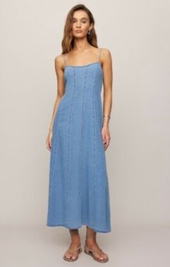 Z Supply/ Leonora indigo midi dress/ Classic indigo