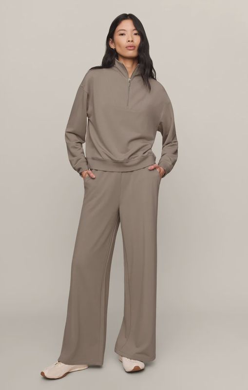 Z Supply/Gate check modal sweatshirt/wild mushroom