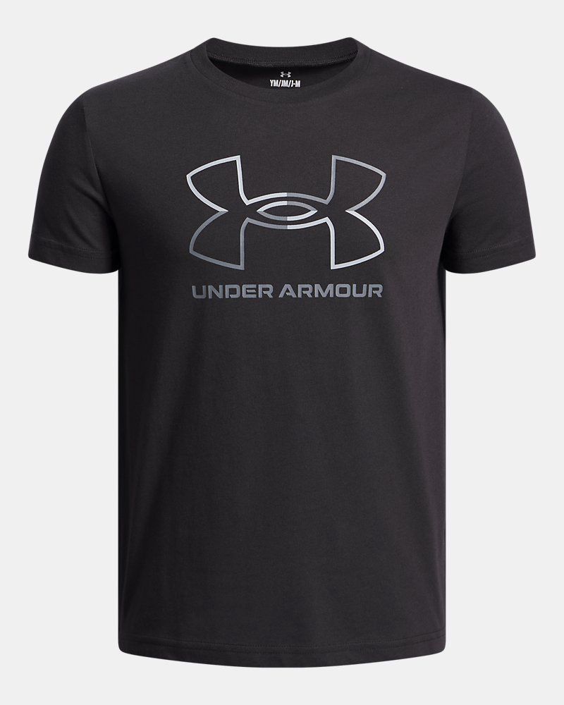 UA Boys GL Foundation Short Sleeve / Black