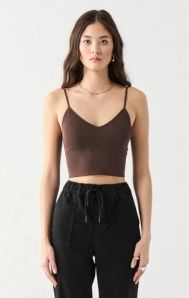 Dex / Seamless Bra Top / Brown