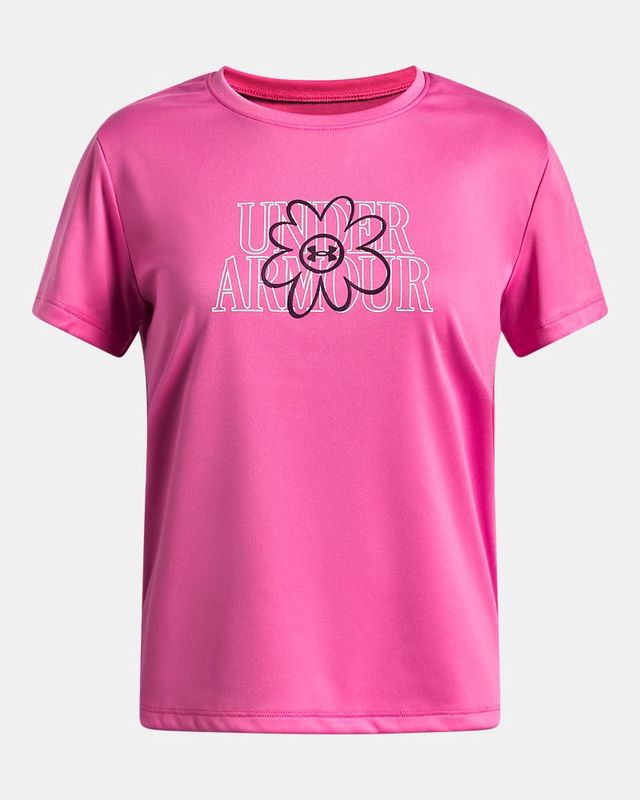 UA Girls Tech™ Flower Graphic Short Sleeve