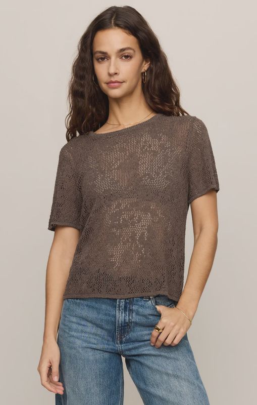 Z Supply/Waverton Short Sleeve Tee/Cocoa Latte
