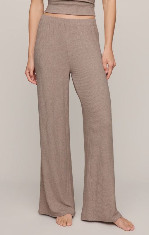 Z Supply/Just Right Rib Pant/Heather Ash