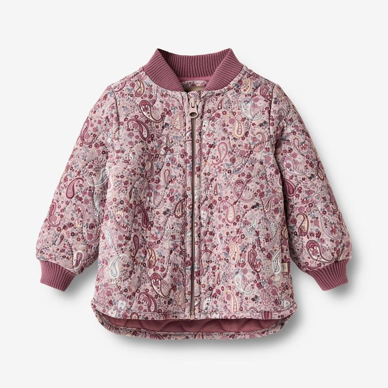 Wheat / Baby Thermo Jacket Loui / Dry Rose Paisley
